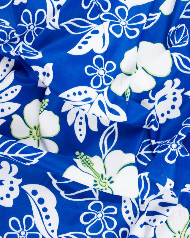 Polynesian fabric TAMARI Blue - Tissushop